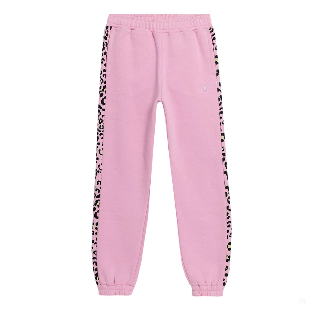 Спортивные брюки детские 4F Cotton Girl розовые Спортивные брюки детские 4F Cotton Girl розовые