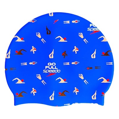 Шапочка для плавания Speedo Slogan prt 