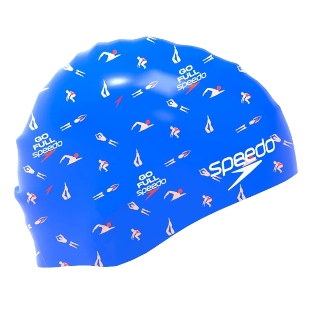 Шапочка для плавания Speedo Slogan prt 