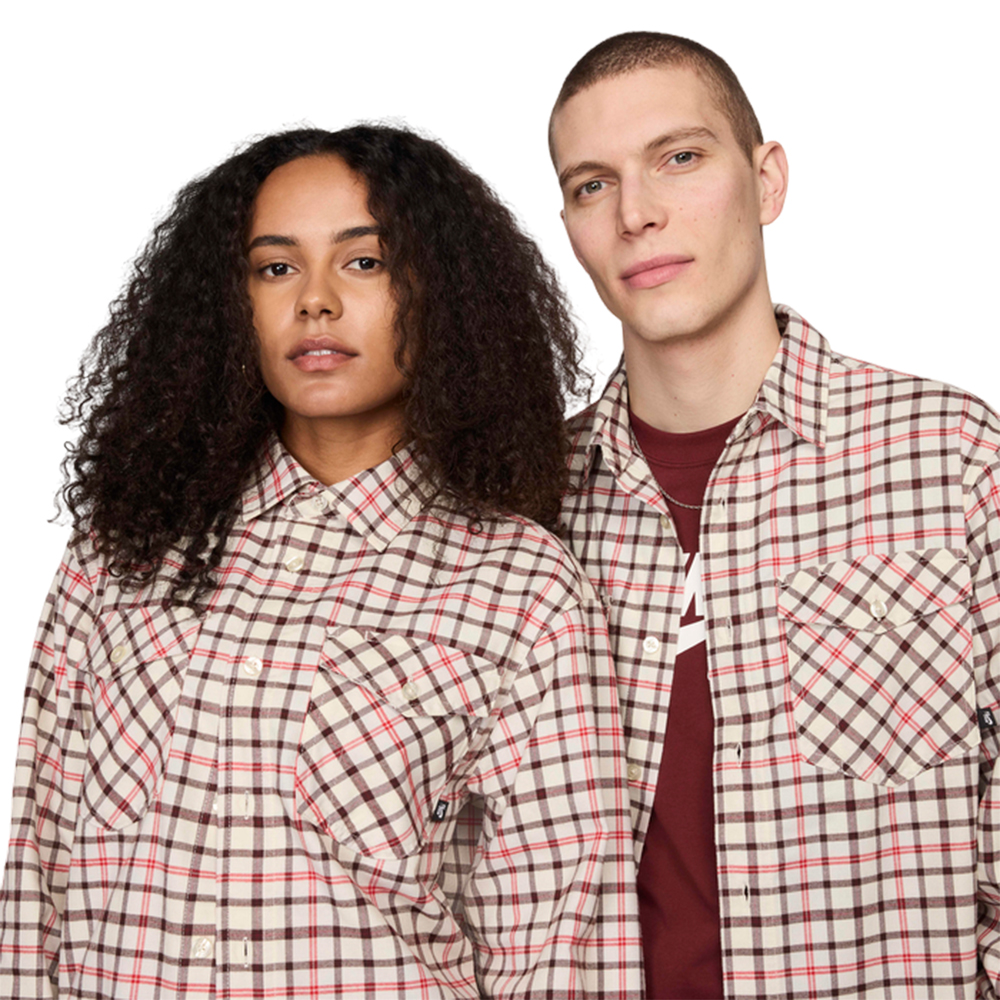 Рубашка Nike SB FLNL LS WVN Button UP 