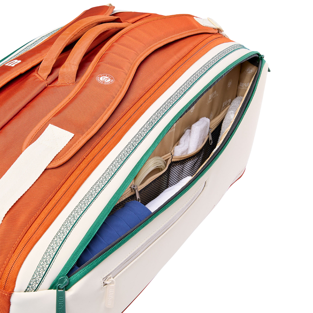 Сумка для ракеток Wilson Roland Garros 2026 оранжевая