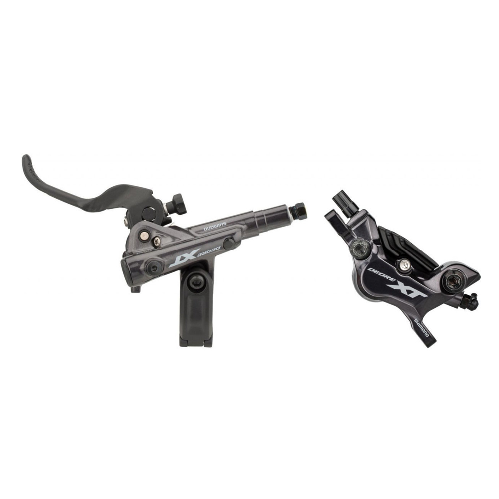 Тормоз дисковый гидравлический Shimano Deore XT BL-M8100-L/BR-M8120-F, передний Тормоз дисковый гидравлический Shimano Deore XT BL-M8100-L/BR-M8120-F, передний