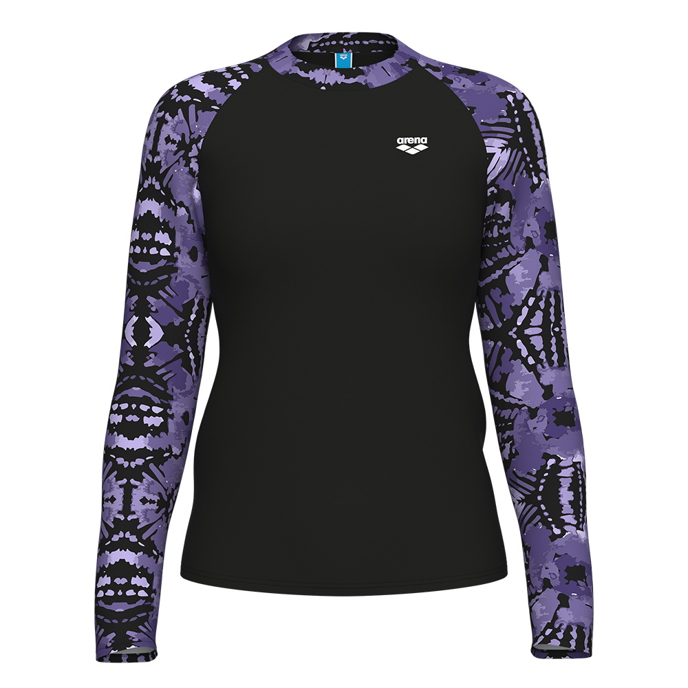 Футболка для плавания женская Arena L/s rash vest Футболка для плавания женская Arena L/s rash vest
