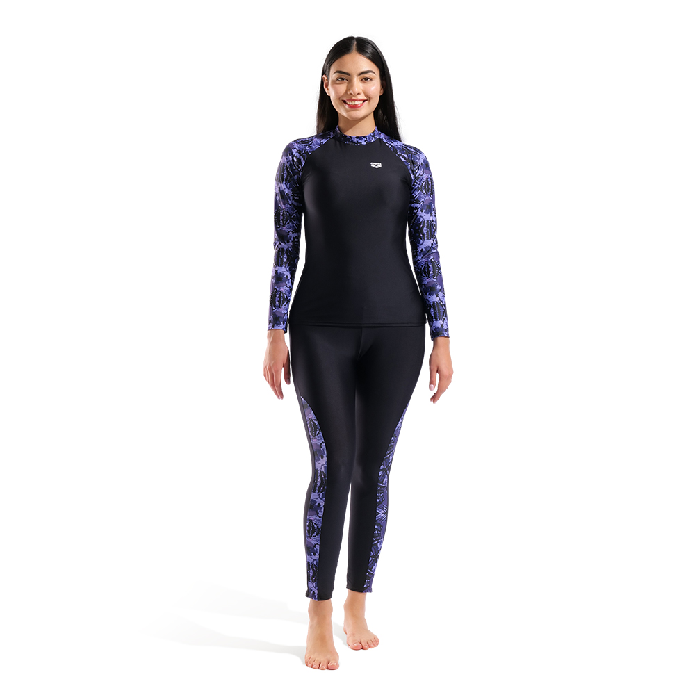 Футболка для плавания женская Arena L/s rash vest Футболка для плавания женская Arena L/s rash vest