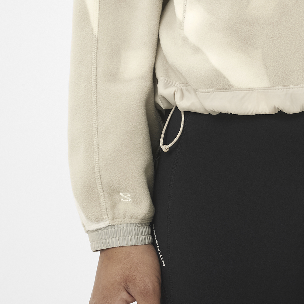 Толстовка флисовая женская Salomon Chroma Cropped