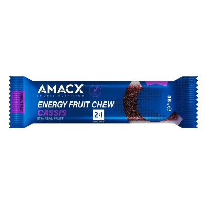 Жевательные энергетические конфеты Amacx Energy Fruit Chew Cassis 