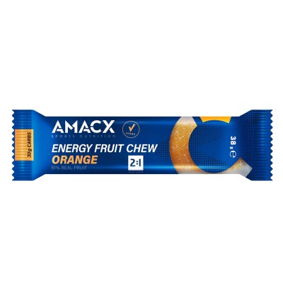 Жевательные энергетические конфеты Amacx Energy Fruit Chew Orange 