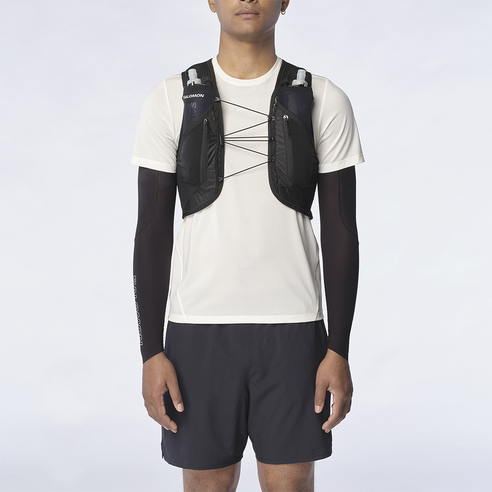 Жилет беговой Salomon Active Skin 12 Set черный