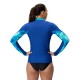 Футболка для плавания женская Speedo L/s print 