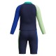 Костюм для плавания детский Speedo L/s clrblck 