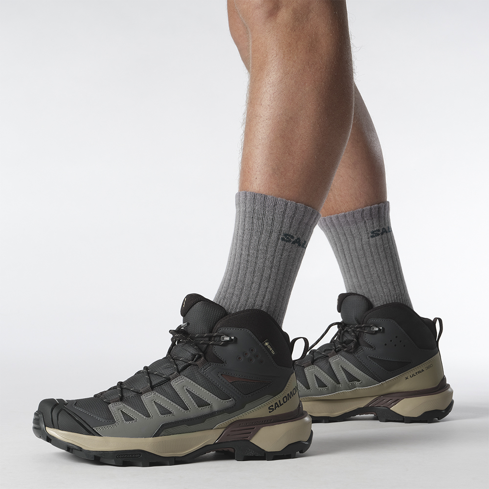 Треккинговые ботинки мужские Salomon X Ultra 360 Mid Gtx 