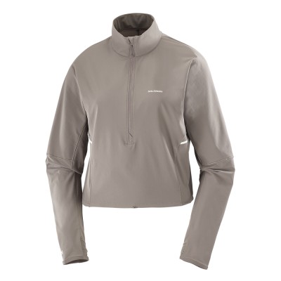 Кофта женская Salomon Sense Aero Hybrid Cropped 