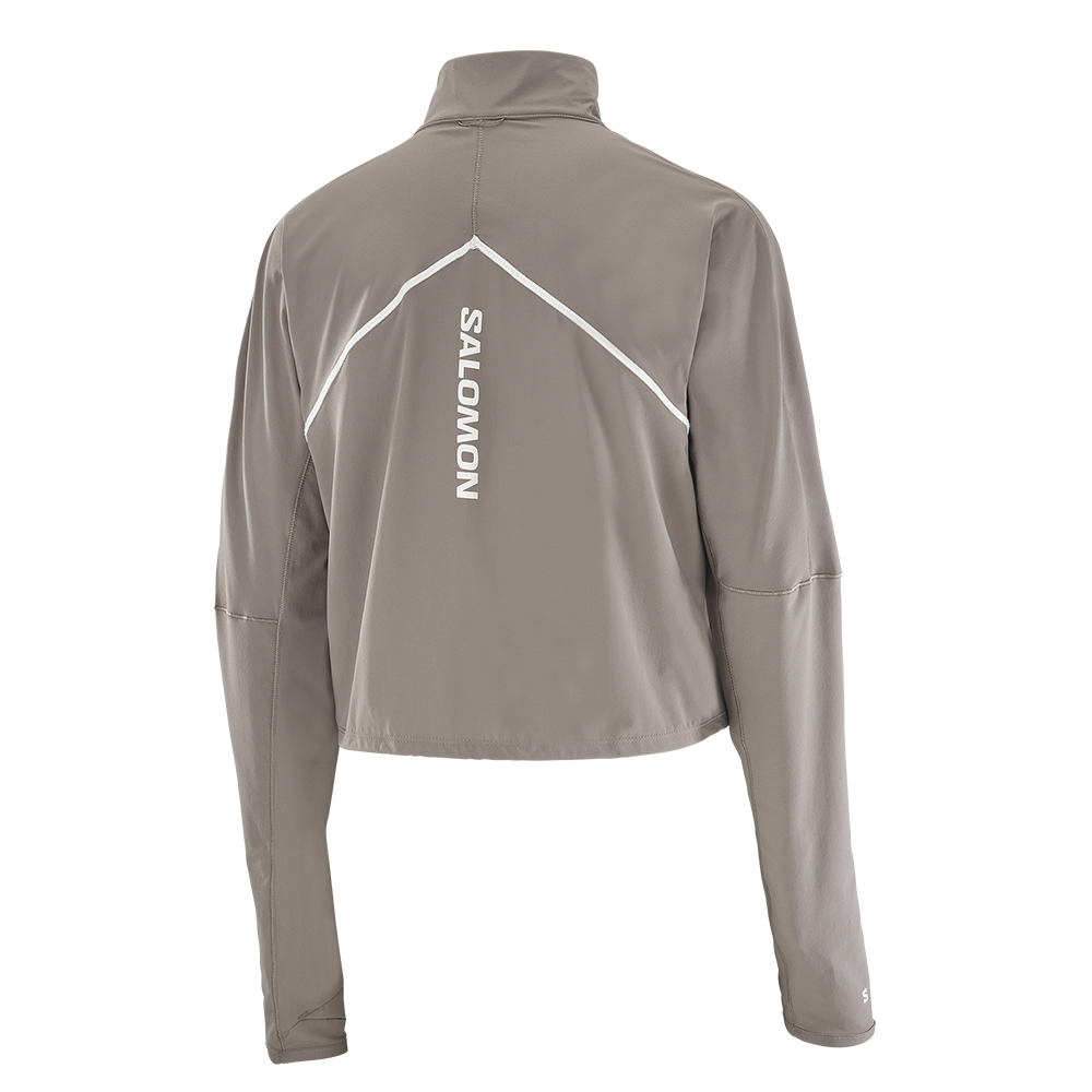 Кофта женская Salomon Sense Aero Hybrid Cropped 