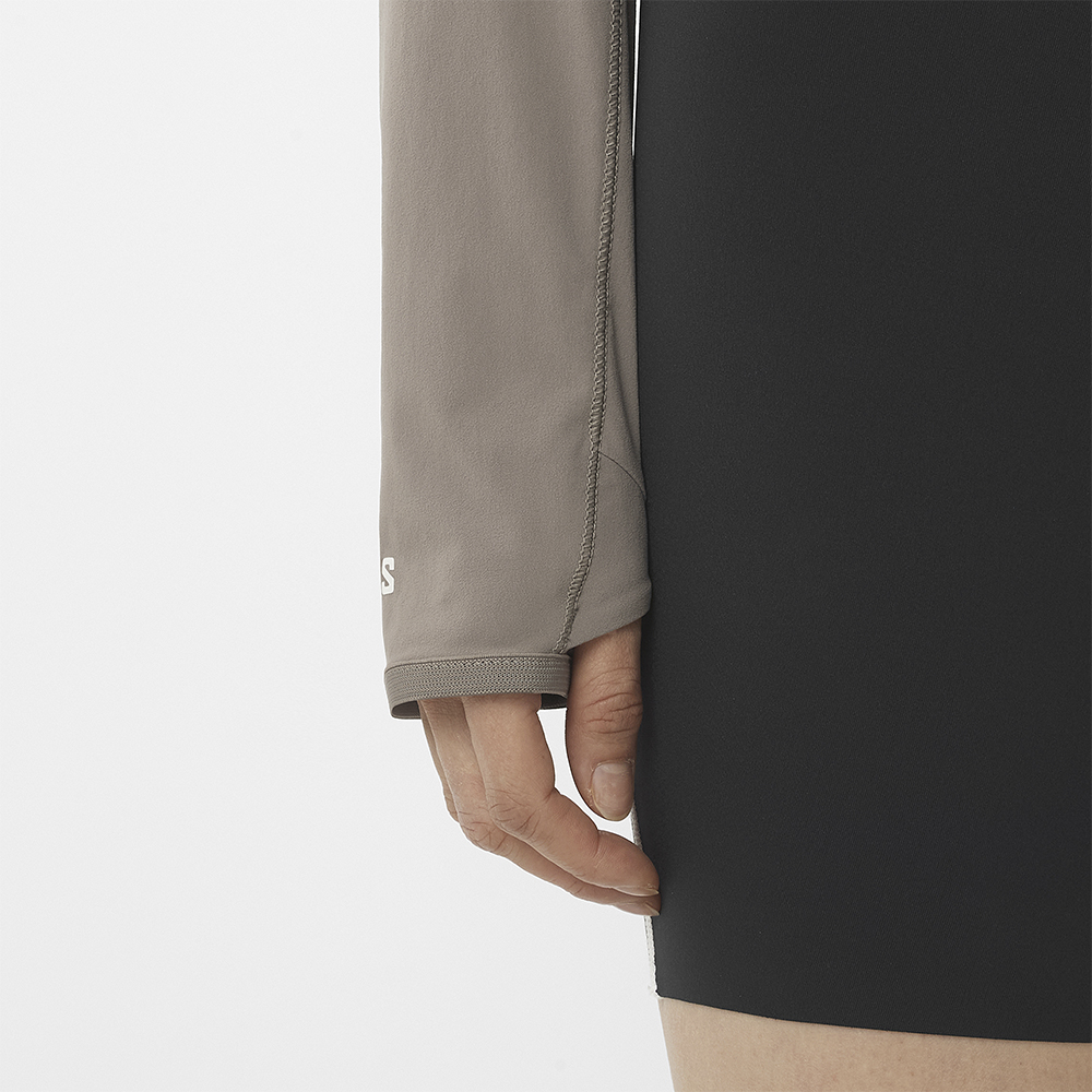 Кофта женская Salomon Sense Aero Hybrid Cropped 