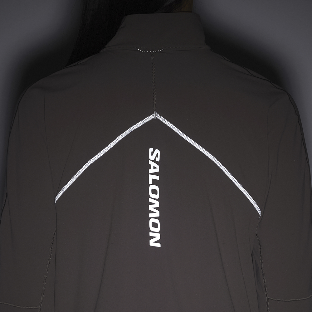Кофта женская Salomon Sense Aero Hybrid Cropped 