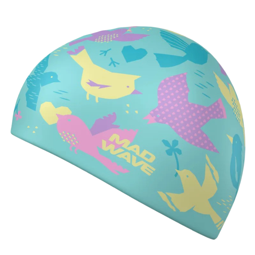 Шапочка для плавания детская Madwave Birds Шапочка для плавания детская Madwave Birds