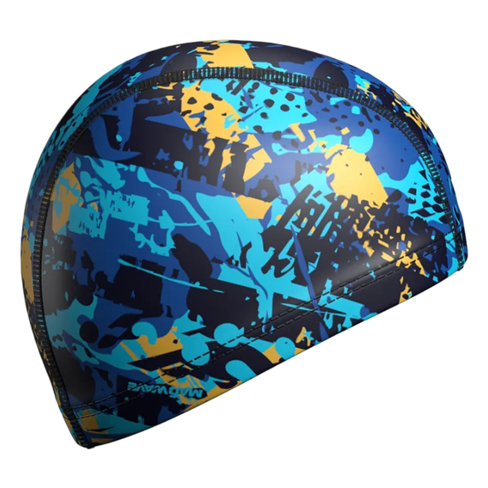 Шапочка для плавания тканевая Madwave Lycra printed Шапочка для плавания тканевая Madwave Lycra printed