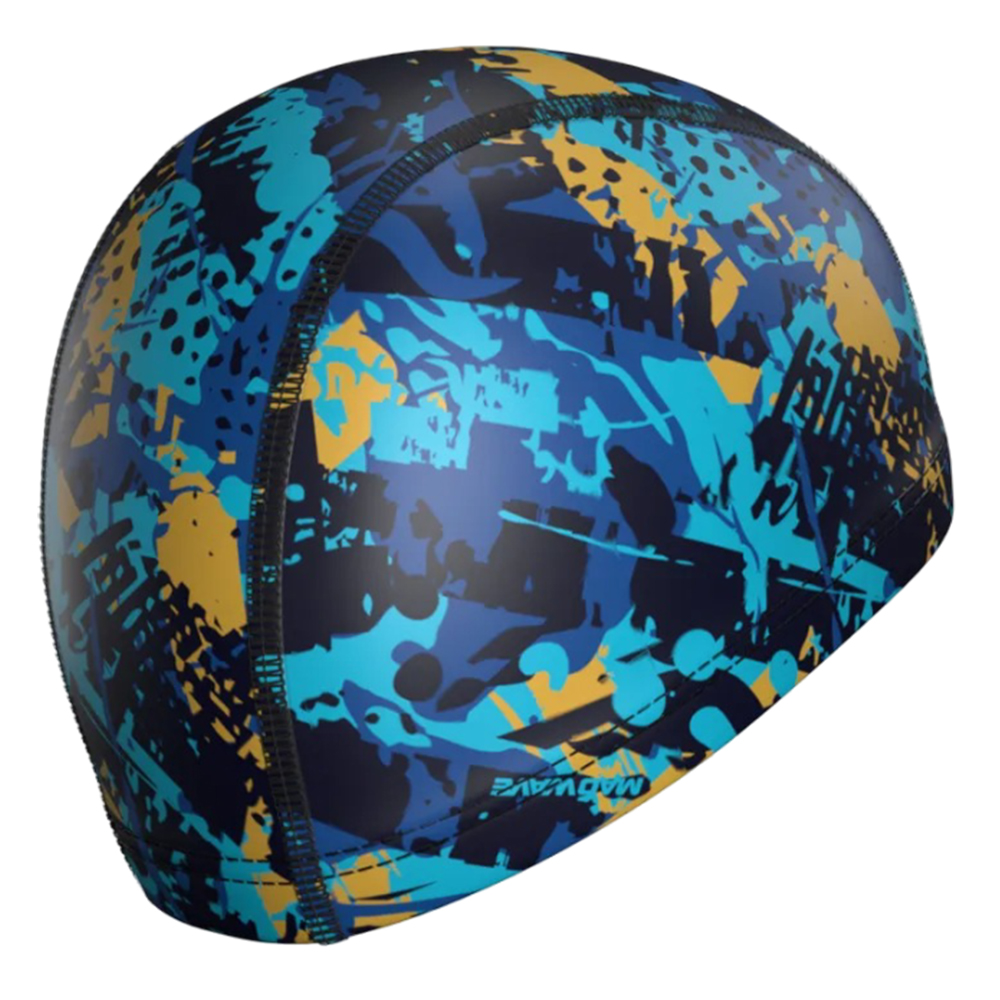 Шапочка для плавания тканевая Madwave Lycra printed Шапочка для плавания тканевая Madwave Lycra printed