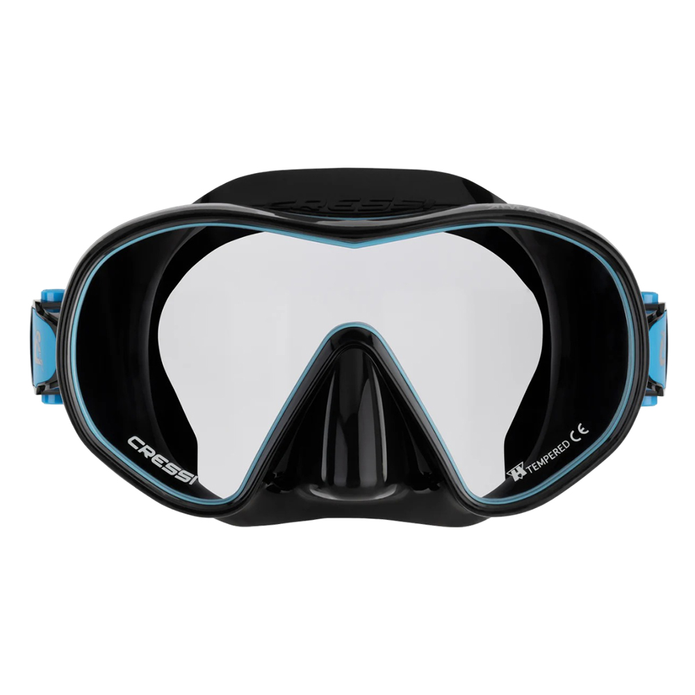 Маска + трубка для плавания Cressi F-dual + supernova dry 