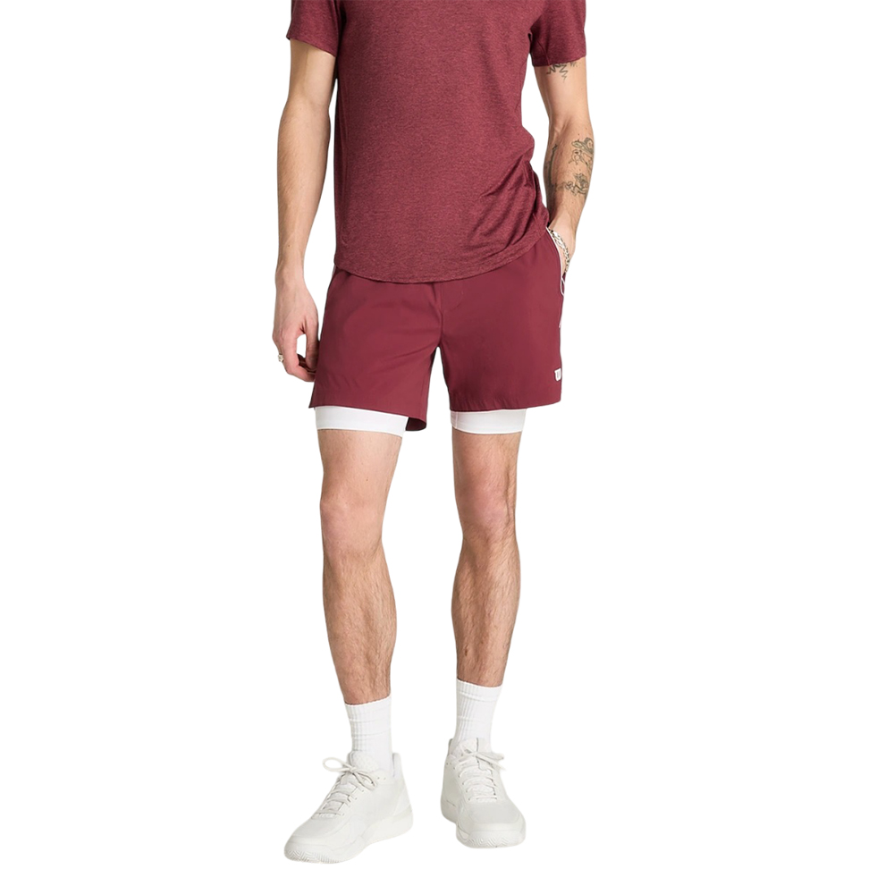 Шорты спортивные мужские Wilson SWP M Tennis Volley Short 6 Шорты спортивные мужские Wilson SWP M Tennis Volley Short 6