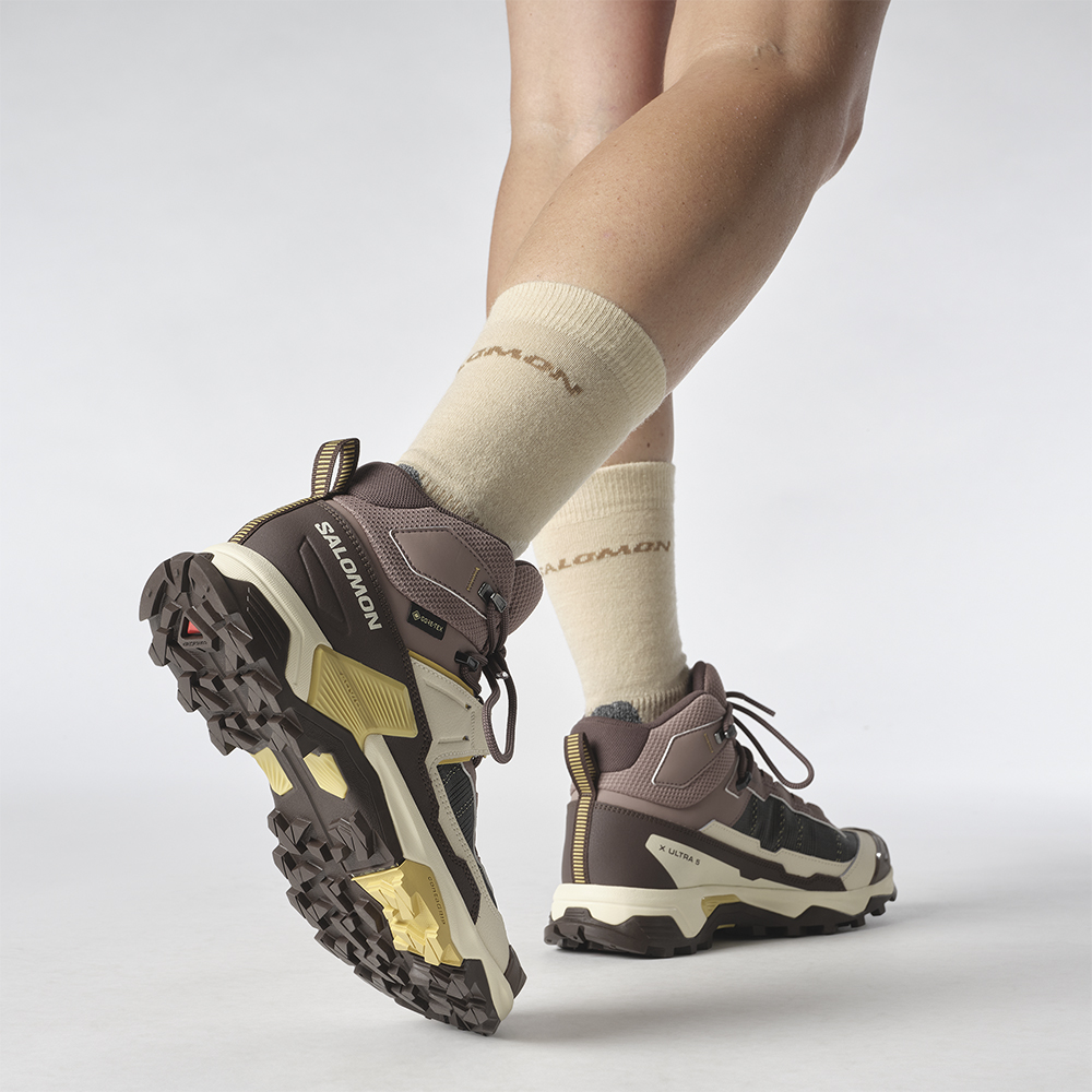 Треккинговые ботинки женские Salomon X ultra 5 mid gtx Треккинговые ботинки женские Salomon X ultra 5 mid gtx