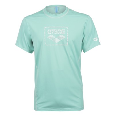 Футболка для плавания мужская Arena s/s swim shirt 