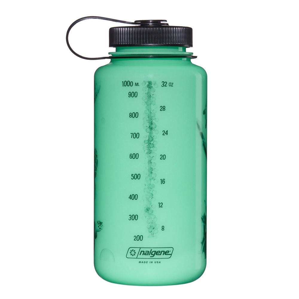 Бутылка для воды Nalgen 32oz WM Glow w/Black Turtle Бутылка для воды Nalgen 32oz WM Glow w/Black Turtle