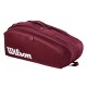 Сумка для ракеток Wilson Defyer V1 9PK бордовая Сумка для ракеток Wilson Defyer V1 9PK бордовая
