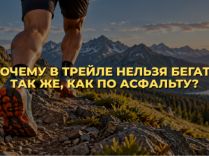 Почему в трейле нельзя бегать так же, как по асфальту