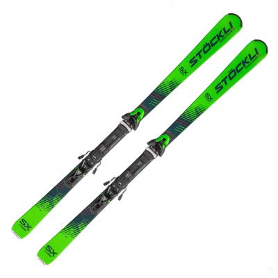 Лыжи горные Stockli Laser SX + SPR 12  Лыжи горные Stockli Laser SX + SPR 12