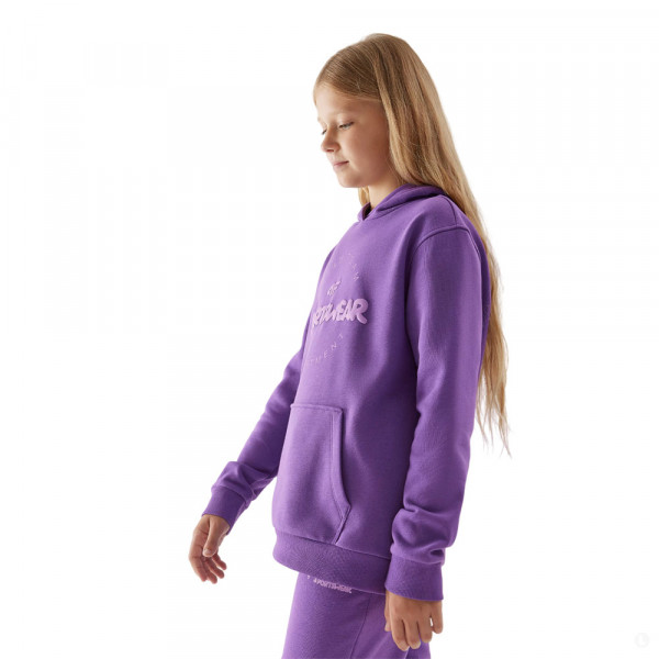 Толстовка детская 4F Girl фиолетовая Толстовка детская 4F Girl фиолетовая