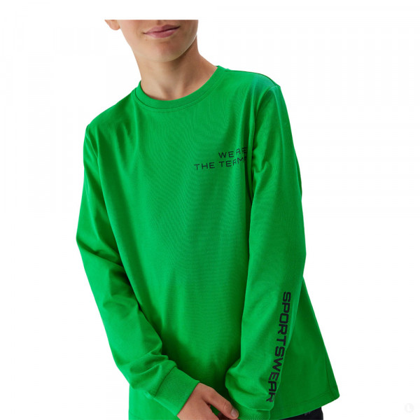Лонгслив детский 4F Cotton Boy зеленый