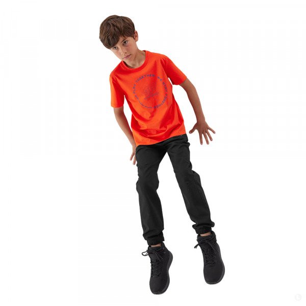 Повседневные брюки детские 4F Cotton Boy черные