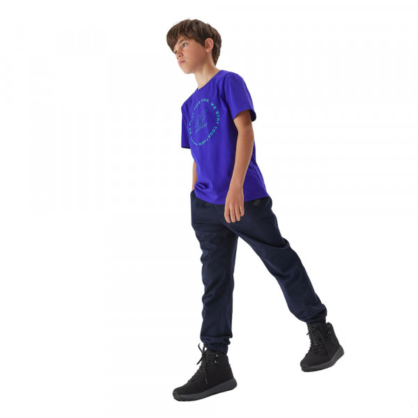 Повседневные брюки детские 4F Cotton Boy синий