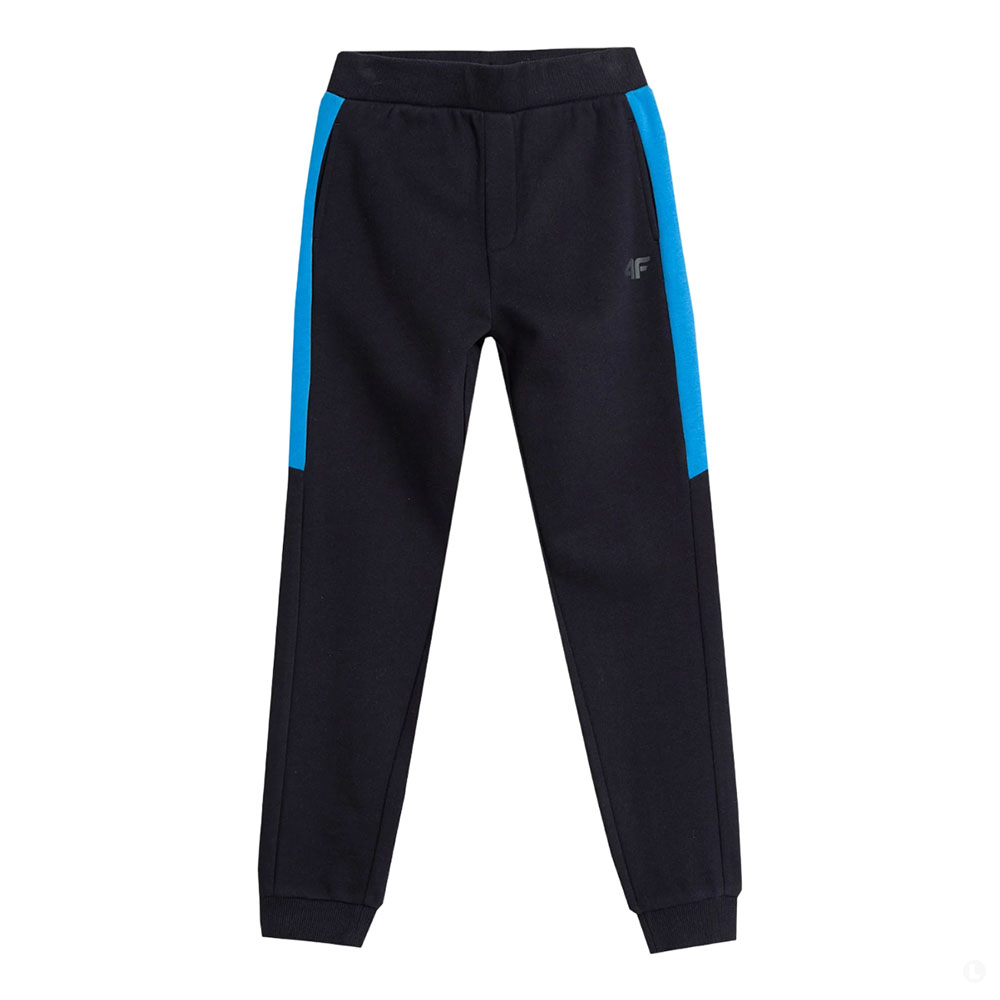 Спортивные брюки детские 4F Cotton Boy черные Спортивные брюки детские 4F Cotton Boy черные