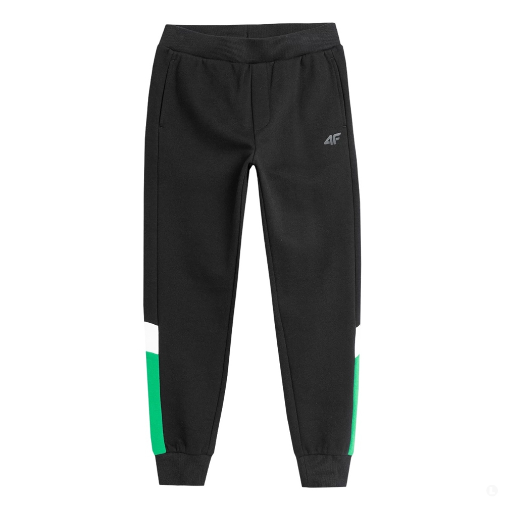 Спортивные брюки детские 4F Cotton Boy черные Спортивные брюки детские 4F Cotton Boy черные