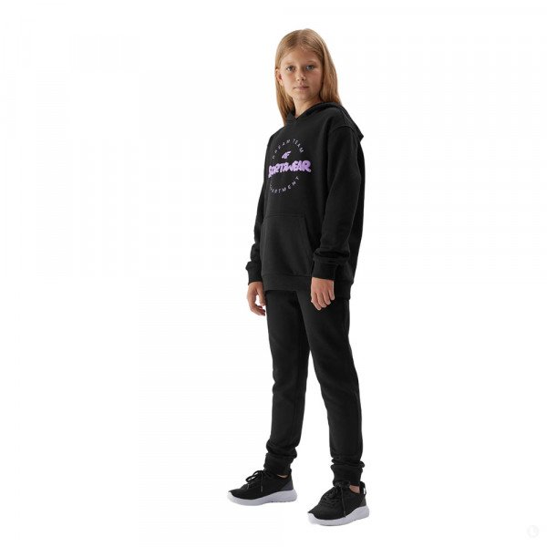 Спортивные брюки детские 4F Cotton Girl черные