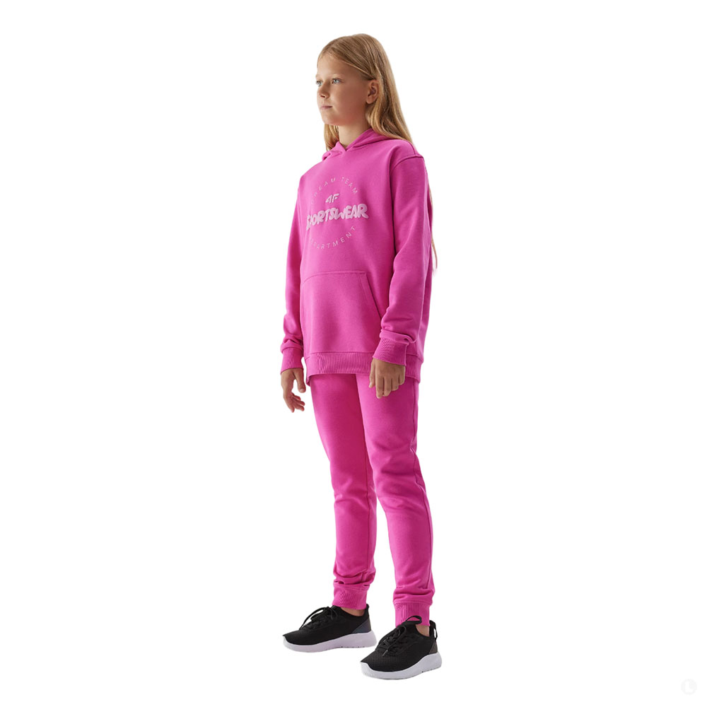 Спортивные брюки детские 4F Cotton Girl розовые Спортивные брюки детские 4F Cotton Girl розовые