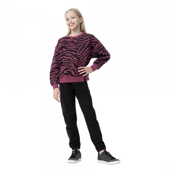 Спортивные брюки детские 4F Cotton Girl черные