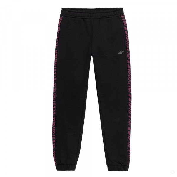 Спортивные брюки детские 4F Cotton Girl черные