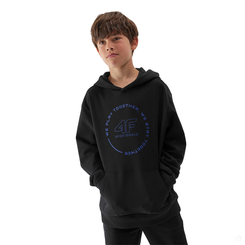 Толстовка детская 4F Boy черная Толстовка детская 4F Boy черная