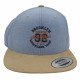 Кепка Flexfit Chambray-Suede Snapback Brooklyn