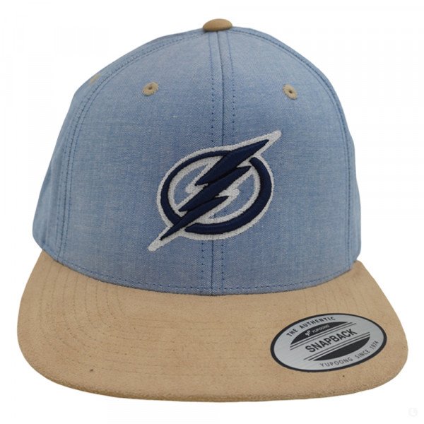 Кепка Flexfit Chambray-Suede Snapback Tampa bay