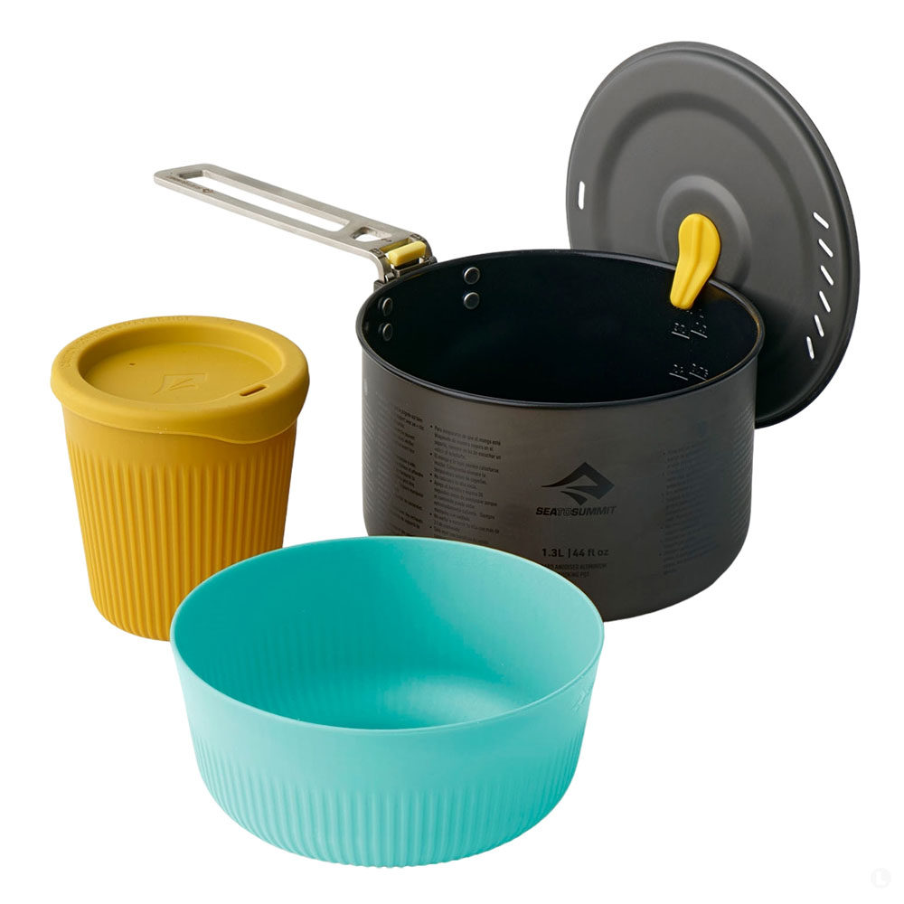 Набор посуды Sea To Summit Frontier UL One Pot Cook Set 3 предмета Набор посуды Sea To Summit Frontier UL One Pot Cook Set 3 предмета