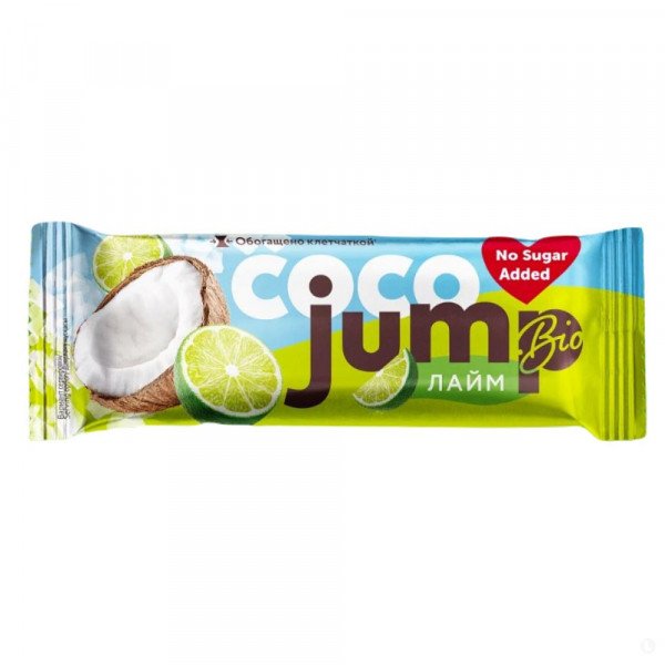 Батончик глазированый кокосовый Bite Crispy Jump Bio Батончик глазированый кокосовый Bite Crispy Jump Bio