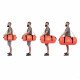 Баул Naturehike Wet and dry 90L оранжевый