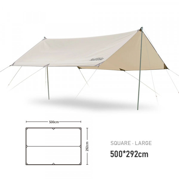 Тент-шалаш Naturehike Girder shelter tarp with 2 poles L