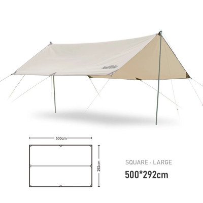 Тент-шалаш Naturehike Girder shelter tarp with 2 poles L NH20TM006-SLR Тент-шалаш Naturehike Girder shelter tarp with 2 poles L NH20TM006-SLR