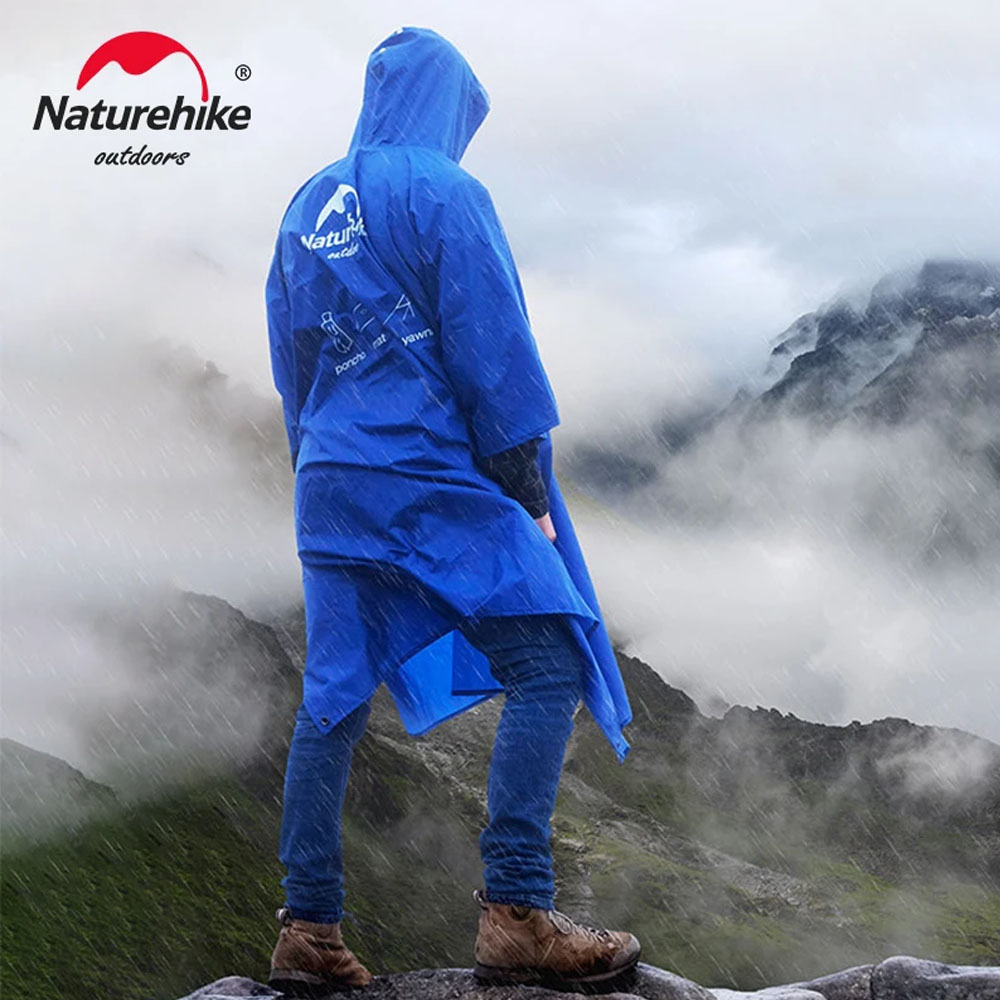 Дождевик-пончо Naturehike синий NH17D002-M-BLU