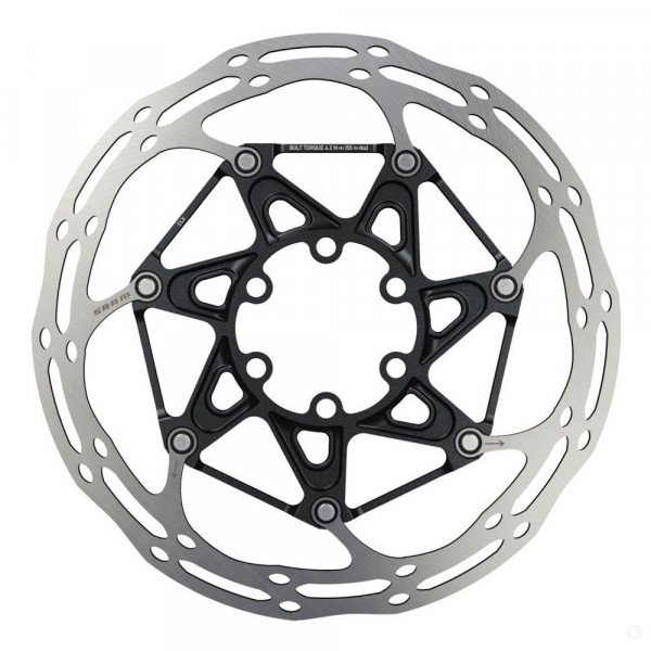 Ротор Sram Centerline 2 Piece 140mm Black (includes Steel rotor bolts) Rounded